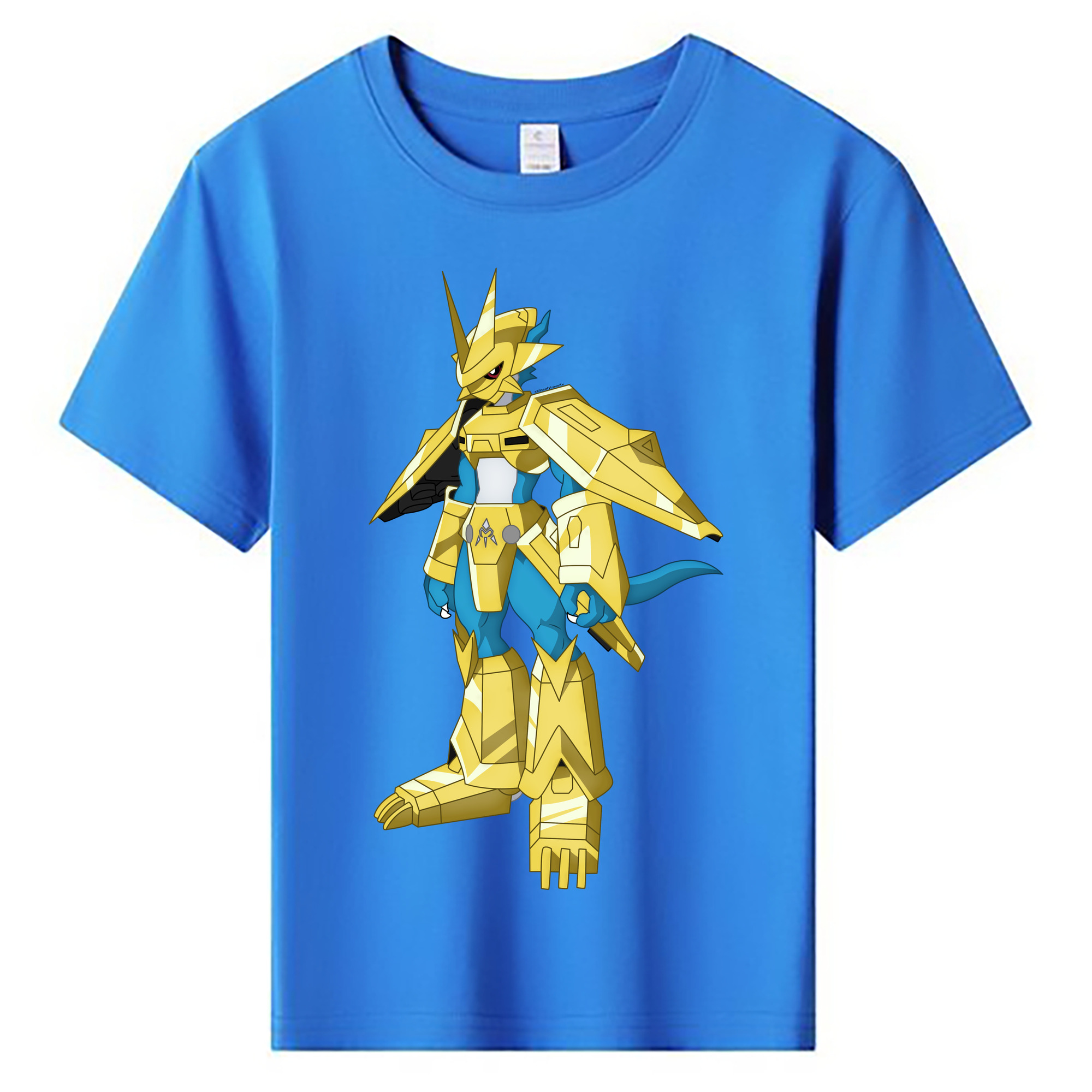 （画像用） Digimon デジタルモンスター/デジモン 綿100％キッズTシャツ（フロントプリント）